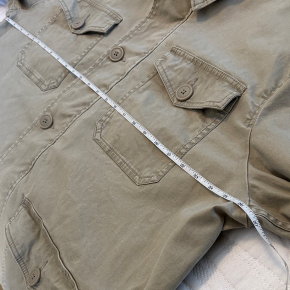 George Men's Light Unlined Khaki Field Barn Shirt Jacket Like New Size 2XL - Picture 9 of 13